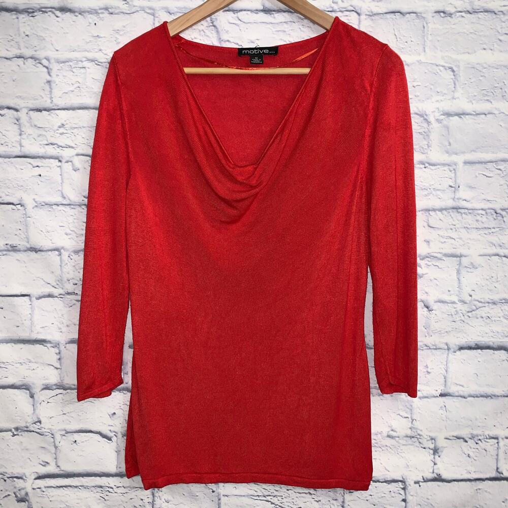 Red Motive Blouse